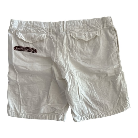 Jack & Jones White Cargo Shorts Relaxed Fit - Picture 2 of 3